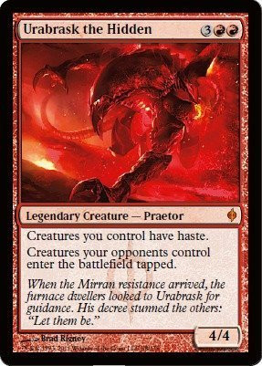 Magic  the Gathering - Urabrask  the Hidden - New Phyrexia