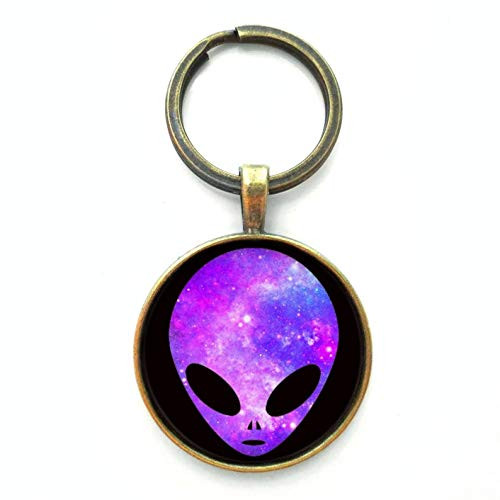 Death Devil Galaxy Alien Funny Keychain Gag Gift Accessories Pastel Goth Soft Grunge Cute Keychain Christmas Stocking Stuffer Funny Gift