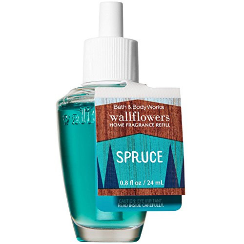 Bath and Body Works Spruce Wallflowers Home Fragrance Refill 0.8 Fluid Ounce Bath and Body Works Spruce Wallflowers Home Fragrance Refill 0.8 Fluid Ounce