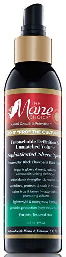 THE MANE CHOICE - Do It  FRO inch The Culture Untouchable Definition  and  Unmatched Volume Sophisticated Sheen Spray  6 Ounces   177 Milliliters