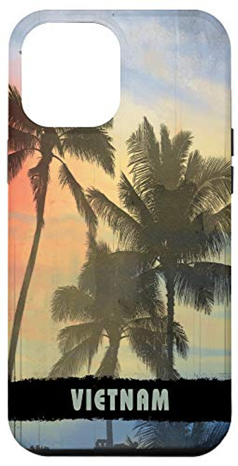 iPhone 12 Pro Max Vietnam Beach Sunset Palm Tree Case