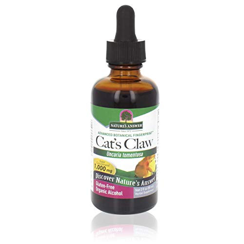 Nature s Answer Cat s Claw Bark 1 000 mg with Organic Low Alcohol 2-Fluid Ounces Natural Immune Booster Promotes Digestive Support Cognitive Function Support Nature s Answer Cat s Claw Bark 1 000 mg with Organic Low Alcohol 2-Fluid Ounces Natural Immune Booster Promotes Digestive Support Cognitive Function Support
