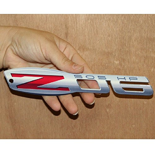C6 Corvette ZO6 Metal Magnet Emblem Art Size  6 inch x 2 inch Tool Box 06 through 13 Z06 505HP LS7