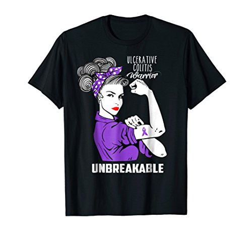 Ulcerative Colitis Warrior Unbreakable Shirt Awareness Gift