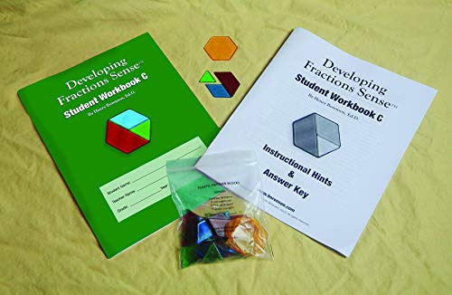 DEVELOPING FRACTIONS SENSE C - Grade 5 Teacher Set. Provides a Concrete and Visual Approach to Fractions. Includes The Student workbook  Answer Key  and a Set of Fraction Blocks. 49 Lessons.