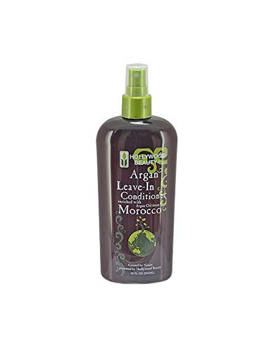 Hollywood Moroccan Argan Oil Leave In Conditioner for Hair Growth  12 Oz