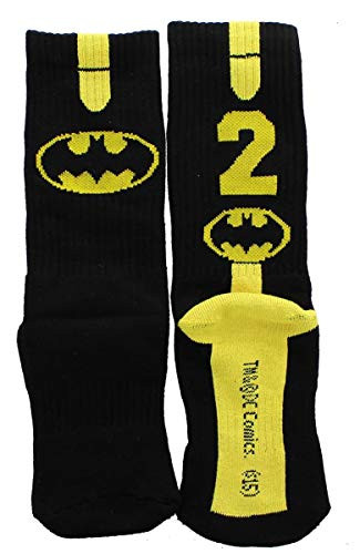DC Comics Athletic Crew Batman Socks Boys Number 2