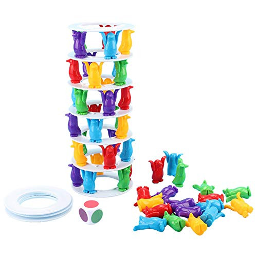 biondo beverly hills Penguin Toy Set Balance Building Block Stacking Game Toy for Toddler Learning Educational