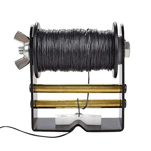 Ww Zat Archery Bowstring Serving Thread Jig Adjustable Tension 30 Meter Roll 0.018 inch 0.021 inch for Compound Bow and Recurve Bow Pack of 1   0.025 inch Black