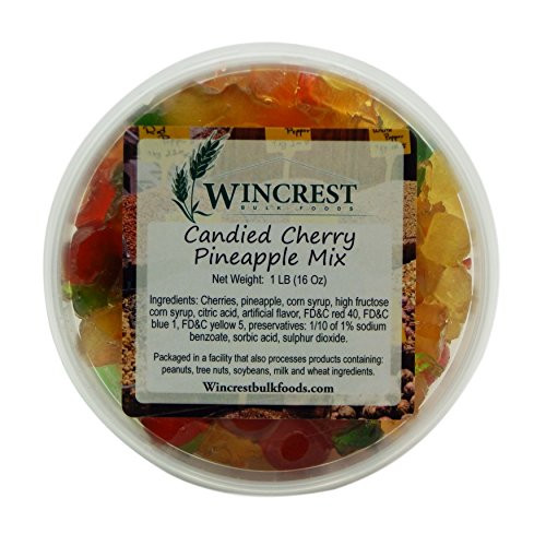 Candied Fruit - 1 Lb Tub  Cherry Pineapple