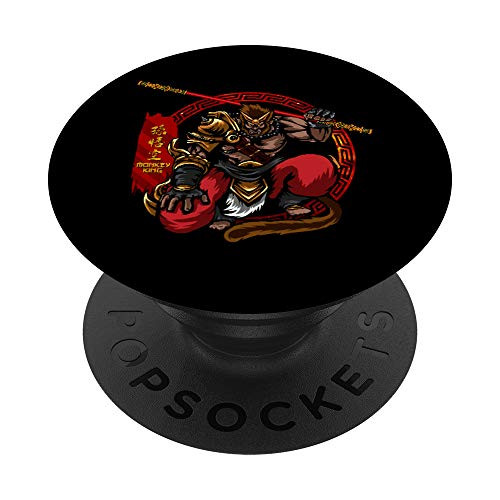 Monkey King Sun Wukong Ancient Chinese Mythology Gods PopSockets PopGrip Swappable Grip for Phones and Tablets Monkey King Sun Wukong Ancient Chinese Mythology Gods PopSockets PopGrip Swappable Grip for Phones and Tablets