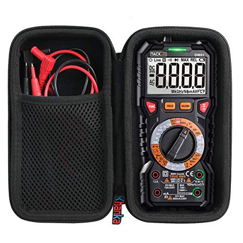 Khanka Hard Travel Case Replacement for TACKLIFE Digital Multimeter TRMS 6000 Counts Manul Ranging Measuring AC DC Voltage