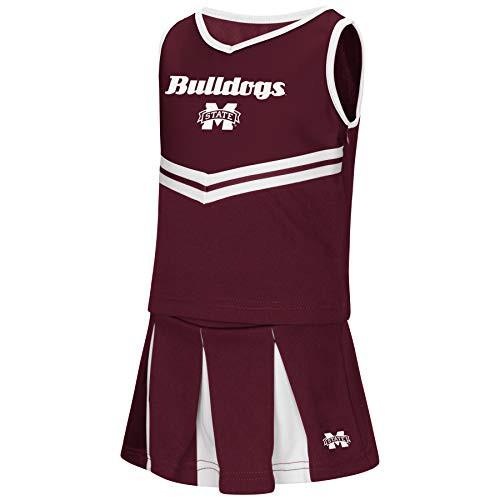 Colosseum NCAA Toddler-Girls Team Cheer Set-Mississippi State Bulldogs-3T