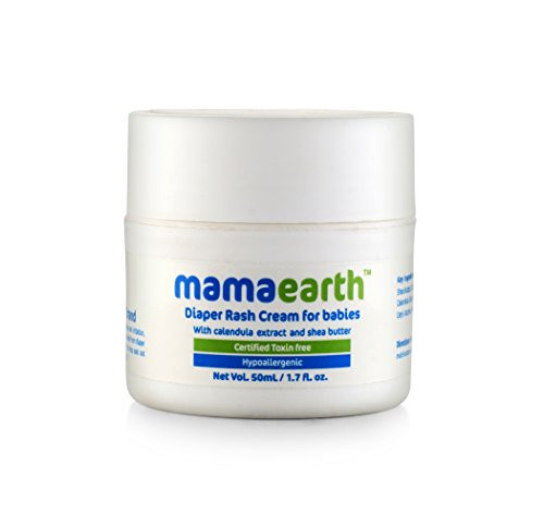 Mamaearth Baby Diaper Rash Cream with Zinc Oxide Maximum Strength for Babies Made in The Himalayas- Hypoallergenic Toxin-Free All Natural with Organic Ingredients 50ml Mamaearth Baby Diaper Rash Cream with Zinc Oxide Maximum Strength for Babies Made in The Himalayas- Hypoallergenic Toxin-Free All Natural with Organic Ingredients 50ml