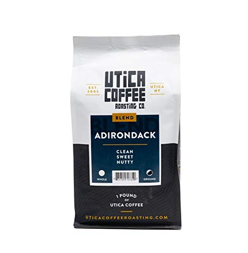 Utica Coffee Roasting Co. Adirondack   Specialty Medium Roast Ground Coffee   16 Oz Reclosable Bag