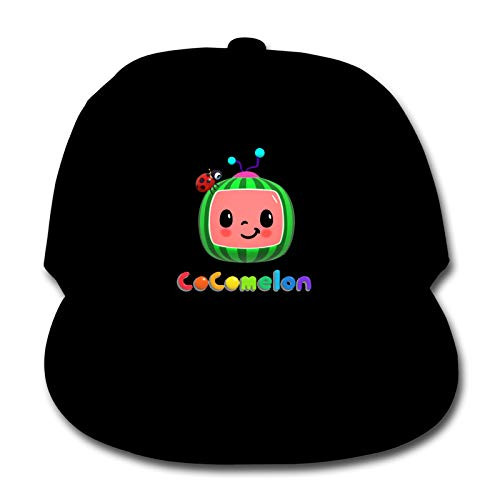 Cocomelon Boys and Girls Adjustable Baseball Caps Hip Hop Cap Breathable Pure Colour Sun Hat