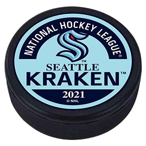 Mustang Kraken 3D Textured Block Souvenir Hockey Puck Mustang Kraken 3D Textured Block Souvenir Hockey Puck