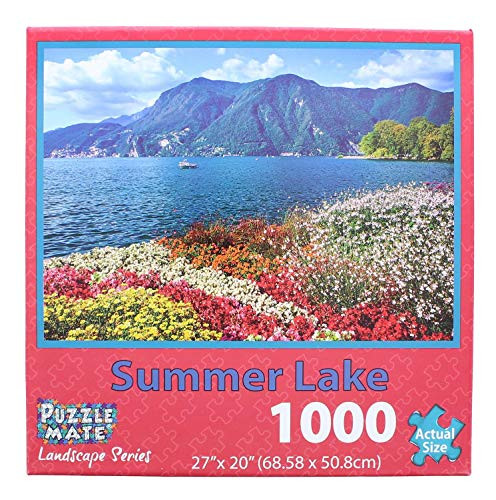 Puzzle Mate - Summer Lake - 1000 Piece Jigsaw Puzzle
