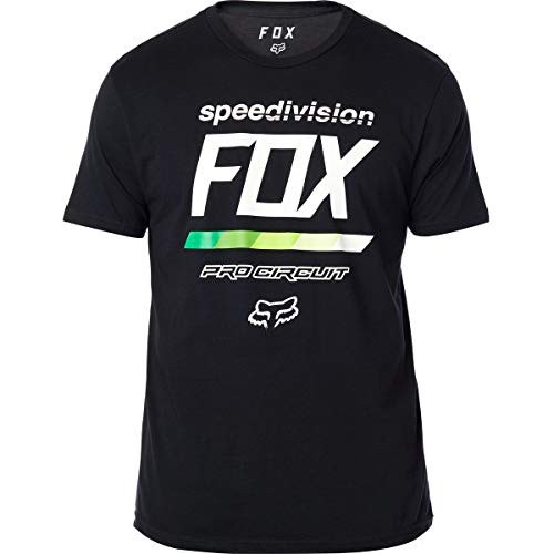 Fox Men s Pro Circuit Draftr Short Sleeve Premium Tee  black  M