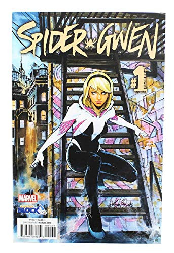 Marvel Spider-Gwen 1 Comic Book  Comic Block Variant Cover