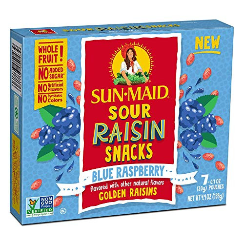 Sun-Maid Blue Raspberry Sour Raisin Snacks 0.7 OZ 7 CT 3 Sun-Maid Blue Raspberry Sour Raisin Snacks 0.7 OZ 7 CT 3