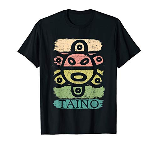 Vintage Paint Distressed Taino Sun Symbol Gift Taino Shirt T-Shirt