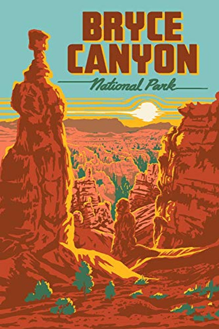 Bryce Canyon National Park Utah - Explorer Series - Bryce Canyon 108552 12x18 Art Print Wall Decor Travel Poster Bryce Canyon National Park Utah - Explorer Series - Bryce Canyon 108552 12x18 Art Print Wall Decor Travel Poster
