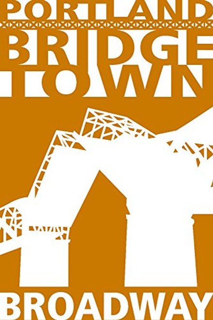 Portland Oregon - Broadway Bridge 12x18 Art Print Wall Decor Travel Poster Portland Oregon - Broadway Bridge 12x18 Art Print Wall Decor Travel Poster