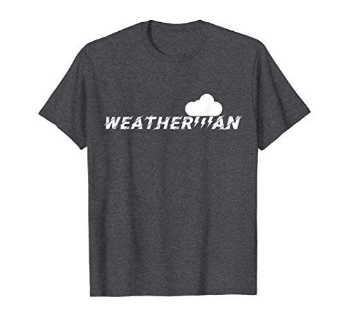 Weatherman Meteorologist Lazy Halloween Costume Funny T-Shirt