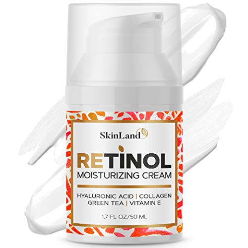 Premium Retinol Anti Aging Face Cream - Day  and  Night Skin Care for Women with Collagen  and  Hyaluronic Acid - Advanced Anti Wrinkle Firming Moisturizer for Face  Eye  Neck  and  Decollete - 1.7 Oz