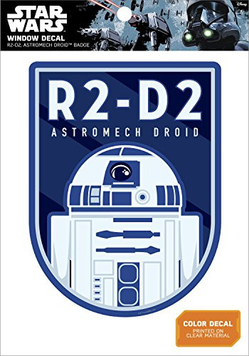 Star Wars R2-D2 Astromech Droid Badge Window Decal