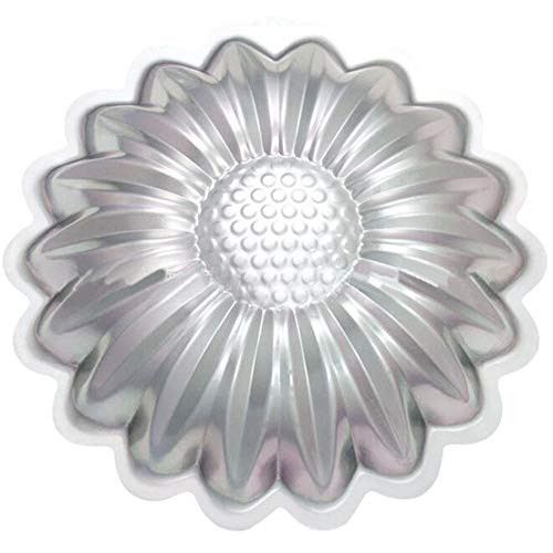 SYHL Sun flower Cake Pan  Kids 3D Birthday Cake Pan? Aluminum Alloy Cake Molds Nonstick Baking Tools.
