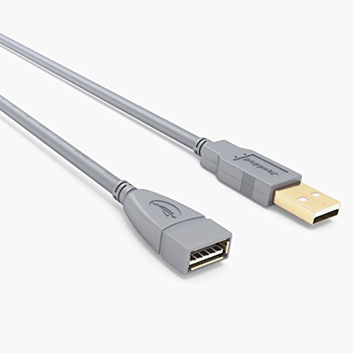 JewMod USB Extension Cable, USB 2.0 Extension Cable A-Male to A-Female (10FT)