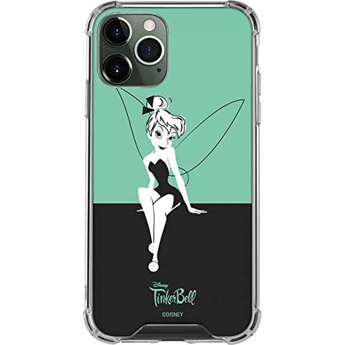 Skinit Clear Phone Case Compatible with iPhone 12 Pro Max - Officially Licensed Disney Tinker Bell Color Block Design
