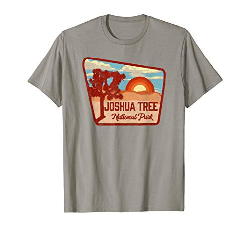 Joshua Tree Vintage Park Sign Style Retro Sun Graphic T-Shirt