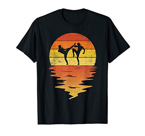 Muay Thai shirt retro sunset 70s vintage Muay Thai T-Shirt