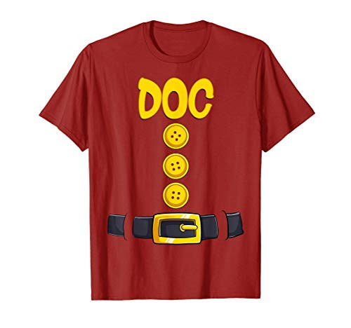 Doc Halloween Dwarf Costume Color Matching T-Shirt