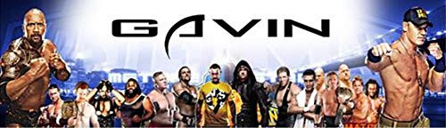 WWE - Personalized Birthday Name Poster with Custom Name On it  Border Mat and Frame Options