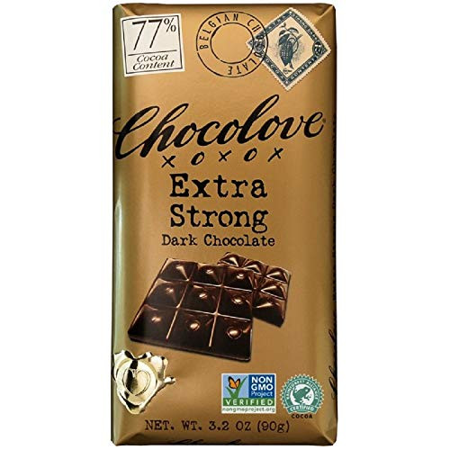 Chocolove Extra Strong Dark Chocolate Bar  3 Pack