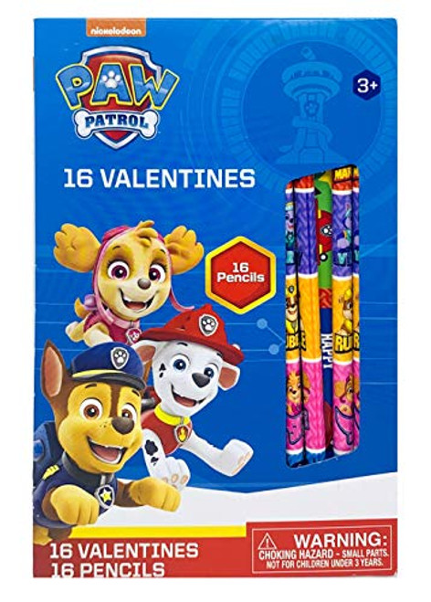 NEW Valentines Card Classroom Exchange- 3 Assorted Character Designs With Fun Filled Treats And Exchangeables Nickelodeon Paw Patrol NEW Valentines Card Classroom Exchange- 3 Assorted Character Designs With Fun Filled Treats And Exchangeables Nickelodeon Paw Patrol