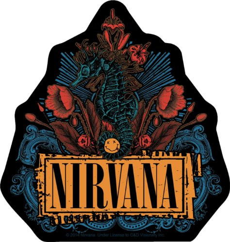 Licenses Products Nirvana Floral Sticker