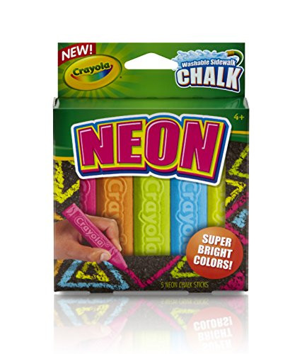 Crayola Special Effects Sidewalk Chalk - Neon ( 5 Chalk Sticks)