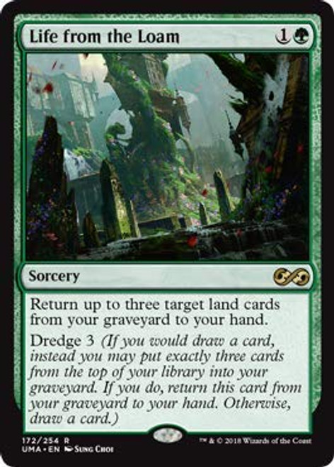 Magic The Gathering - Life from The Loam - Foil - Ultimate Masters - Rare Magic The Gathering - Life from The Loam - Foil - Ultimate Masters - Rare