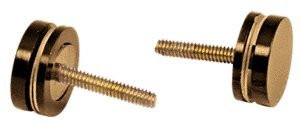 CRL Oil Rub Bronze Replacement Washer Stud Kits for Single-Sided Solid Pull Handles - Set