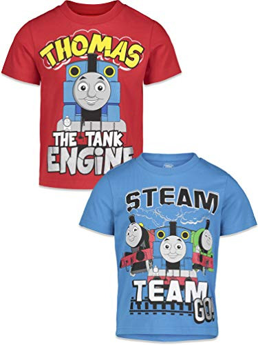 Thomas  and  Friends Thomas The Train Toddler Boys 2 Pack Tee Red Blue 3T