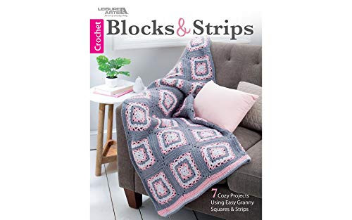 Leisure Arts LEA Blocks  and  Strips Crochet Bk