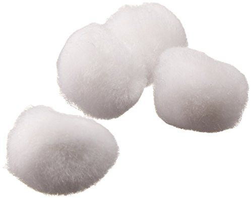 Darice Pom Poms .75" 45/Pkg-White