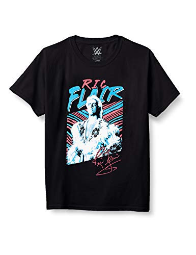 Zubaz Youth Officially Licensed WWE Ultimate Warrior Youth Tee with Green Gray Zebra Graphic  Black  Youth Large