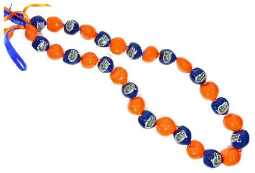 NCAA Florida Gators Go Nuts Kukui Nut Lei Necklace