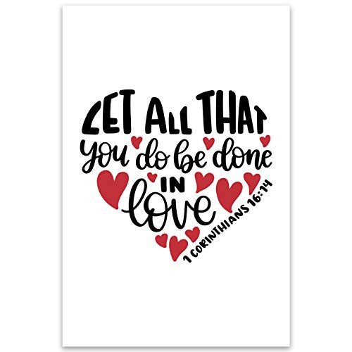 Let All That You Do Be Done In Love Wall Art Poster
